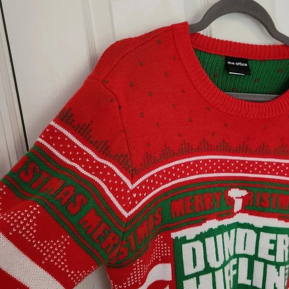The Office Dunder Mifflin Paper Company Christmas Sweater - Picture 5 of 13